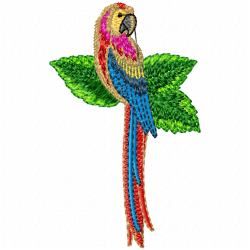 Parrots Embroidery Design 11 Parrots Embroidery Design 11